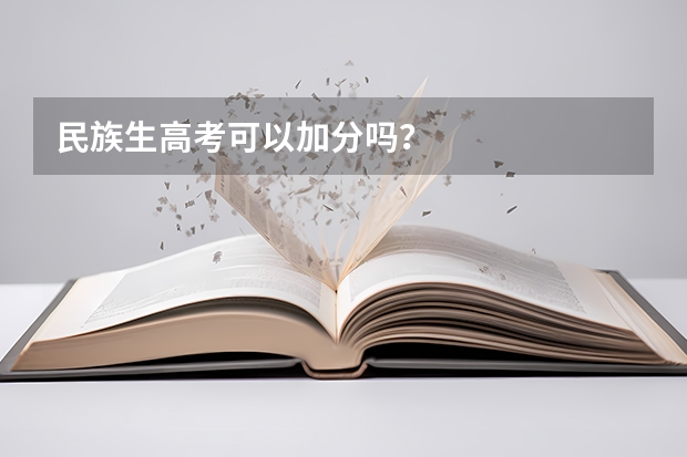 民族生高考可以加分吗？