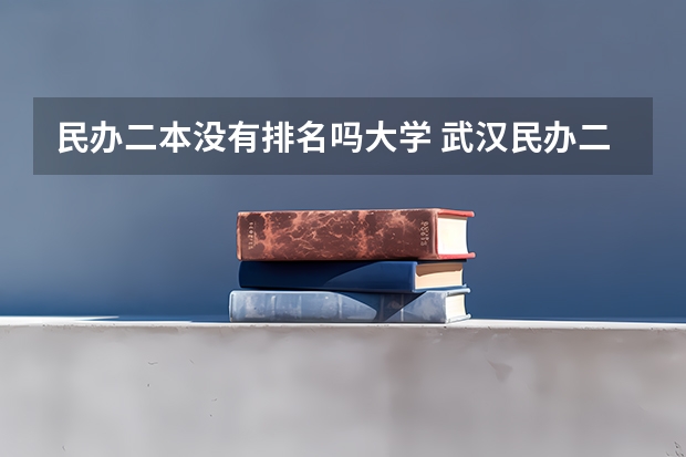 民办二本没有排名吗大学 武汉民办二本大学排名
