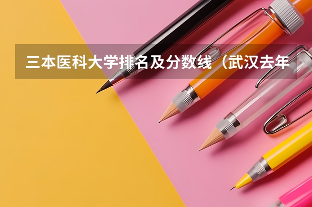 三本医科大学排名及分数线（武汉去年所有三本大学录取分数线）
