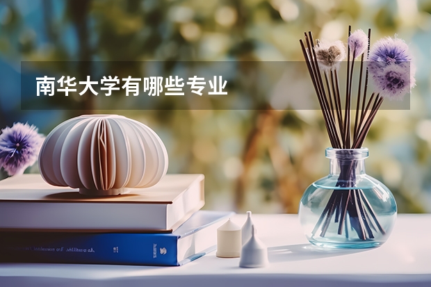 南华大学有哪些专业