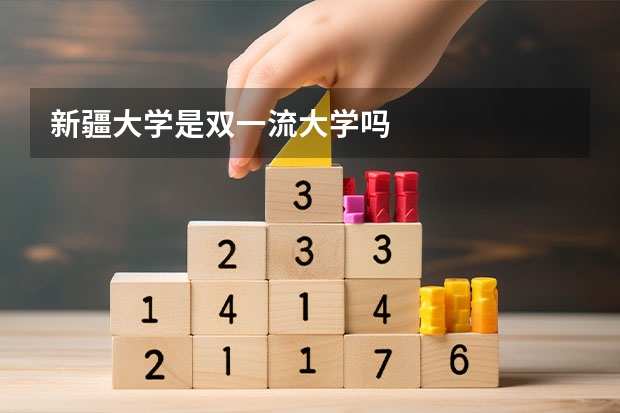 新疆大学是双一流大学吗