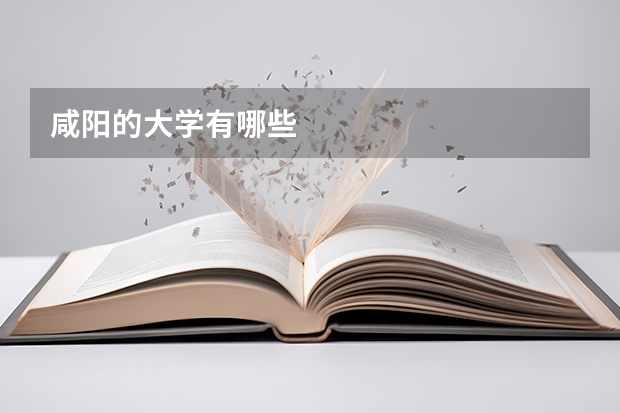 咸阳的大学有哪些