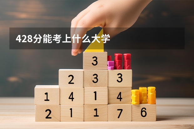 428分能考上什么大学