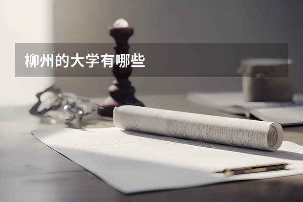 柳州的大学有哪些
