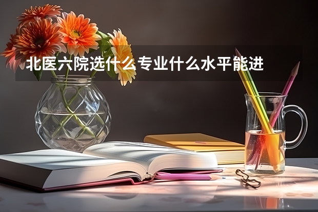 北医六院选什么专业什么水平能进