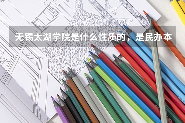 无锡太湖学院是什么性质的,是民办本二吗,还是升级啦。