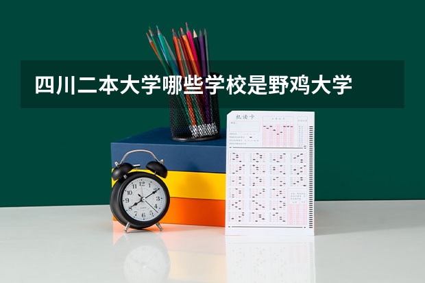 四川二本大学哪些学校是野鸡大学