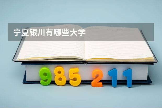 宁夏银川有哪些大学