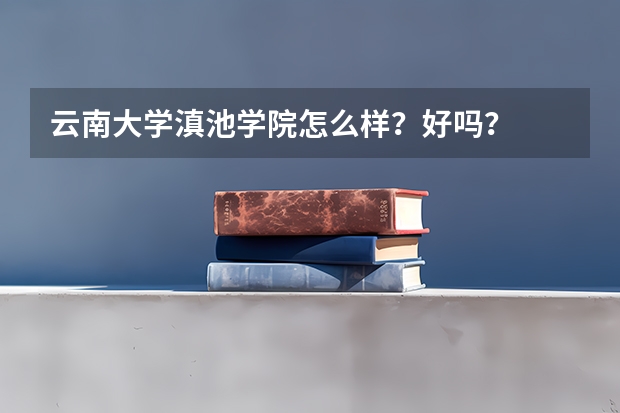 云南大学滇池学院怎么样？好吗？