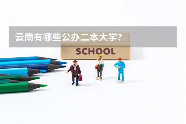 云南有哪些公办二本大学？