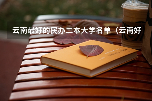 云南最好的民办二本大学名单（云南好的民办二本）