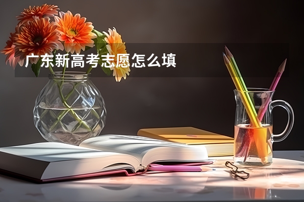 广东新高考志愿怎么填