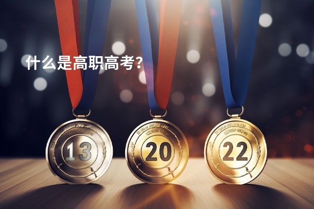 什么是高职高考？