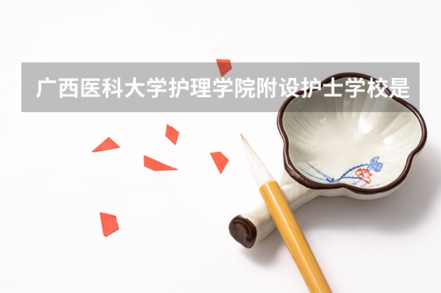 广西医科大学护理学院附设护士学校是高职单招吗？