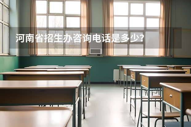 河南省招生办咨询电话是多少？