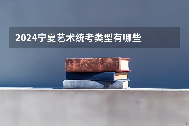 2024宁夏艺术统考类型有哪些