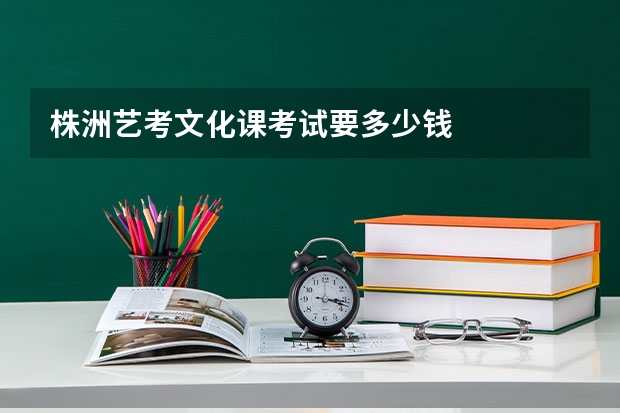 株洲艺考文化课考试要多少钱
