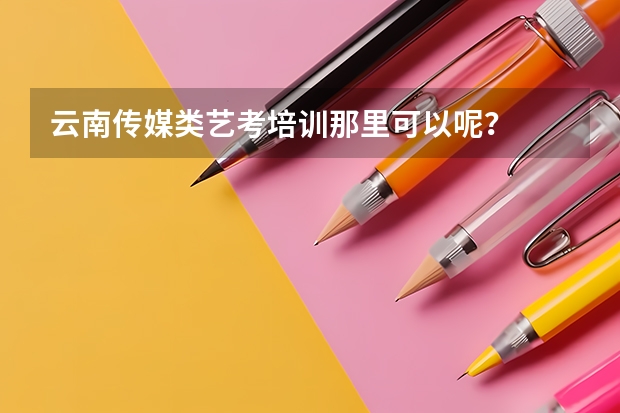云南传媒类艺考培训那里可以呢？