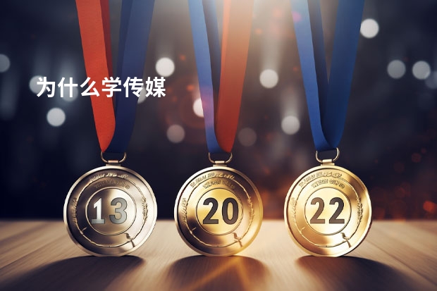 为什么学传媒