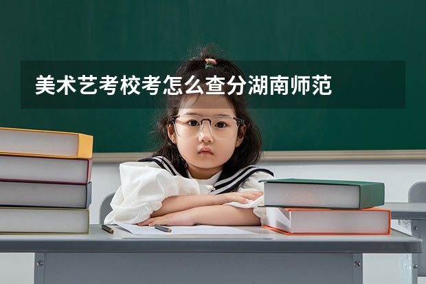 美术艺考校考怎么查分湖南师范