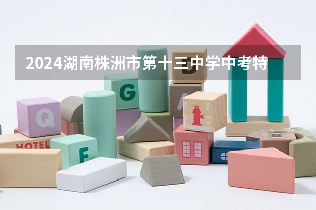 2024湖南株洲市第十三中学中考特长生招生计划 共招多少人