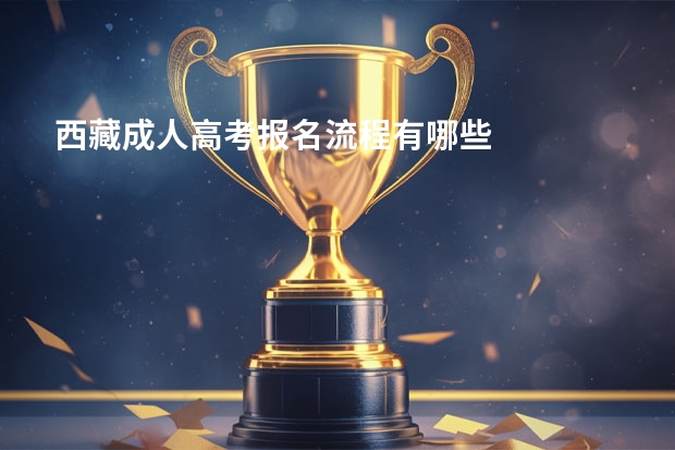 西藏成人高考报名流程有哪些
