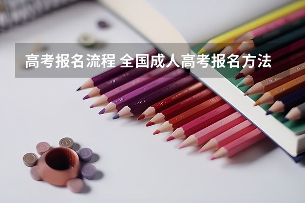 高考报名流程 全国成人高考报名方法?河南成考报名入口官网?