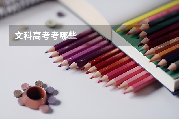 文科高考考哪些